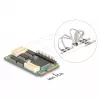 Vidinė Mini PCIe sąsajos plokštė DELOCK 95279 – RS-232 prievadas, 460,8 Kbit/s, FIFO 256 B