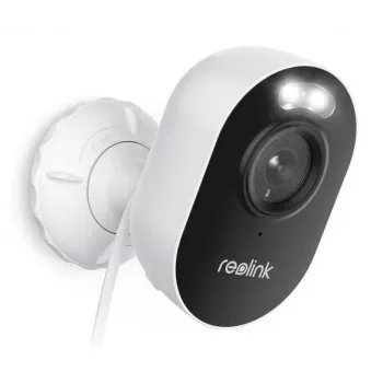 IP stebėjimo kamera Reolink Lumus E450 — 8MP (3840×2160), Wi‑Fi, integruotas prožektorius, PoE galimybė, 2,8 mm objektyvas, microSD iki 512 GB, IP65