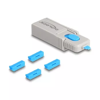 DeLOCK 20927 DisplayPort prievadų blokatorius, 4 vnt. + rakinimo įrankis