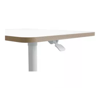 Stalviršis Leitz Square Aluminium White 600x800x750 mm