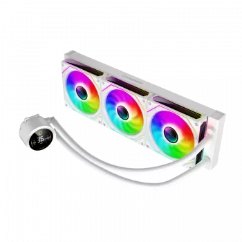 Gamemax ICEBURG 360 DIGITAL | Baltas skystinis aušintuvas procesoriui