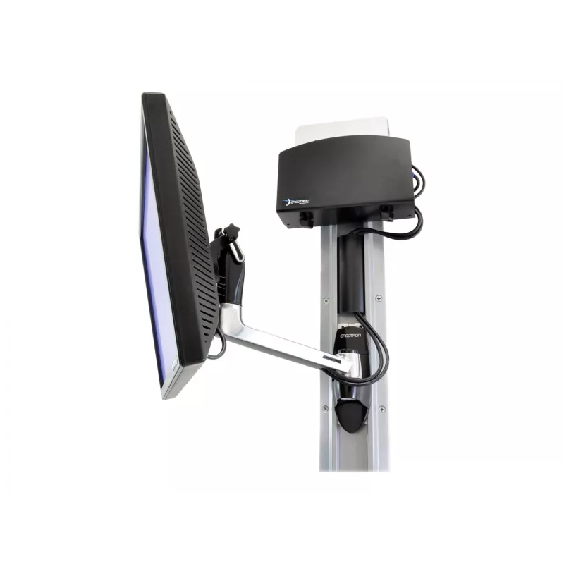 Ergotron LX HD sieninis laikiklis su pasukama ranka - TV laikiklis (palenkimas ir pasukimas) - Aliuminis - Ekrano dydis: iki 106,7 cm (42 inch) - tvirtinimo komplektas