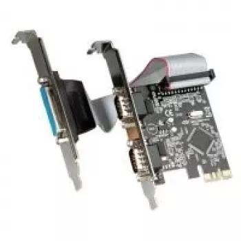 VALUE PCI-Express plokštė, 2x Serial RS232 D-Sub 9, 1x Parallel EPP/ECP (15.99.2116)