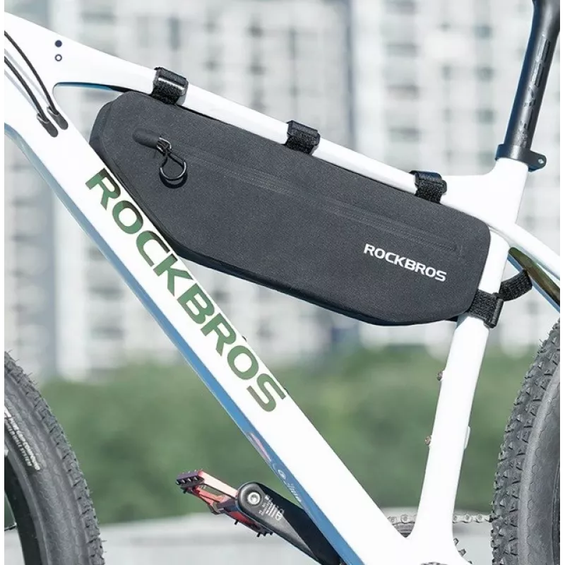 Dviratinis rėmo krepšys Rockbros AS-043 3 l juodas