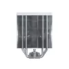 Oro aušintuvas CPU Montech NX400, 2x120 mm ventiliatoriai, baltas, 156×74×120 mm, TDP 270 W