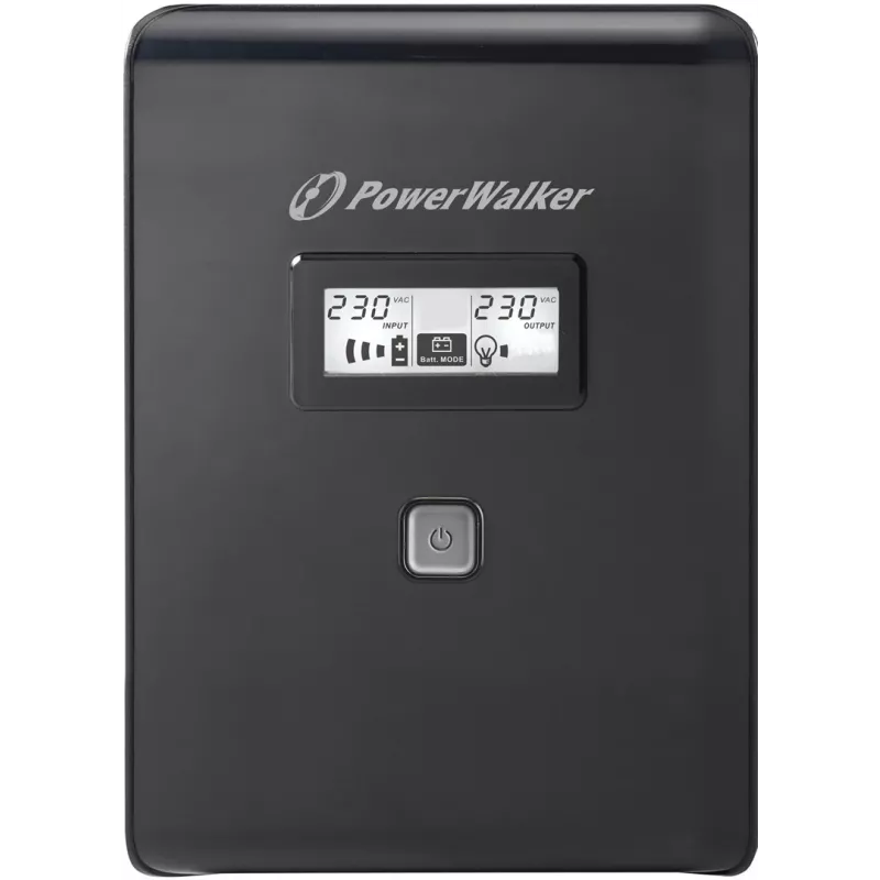 PowerWalker VI 2000 LCD 2 kVA 1200 W 2 kištukiniai lizdai