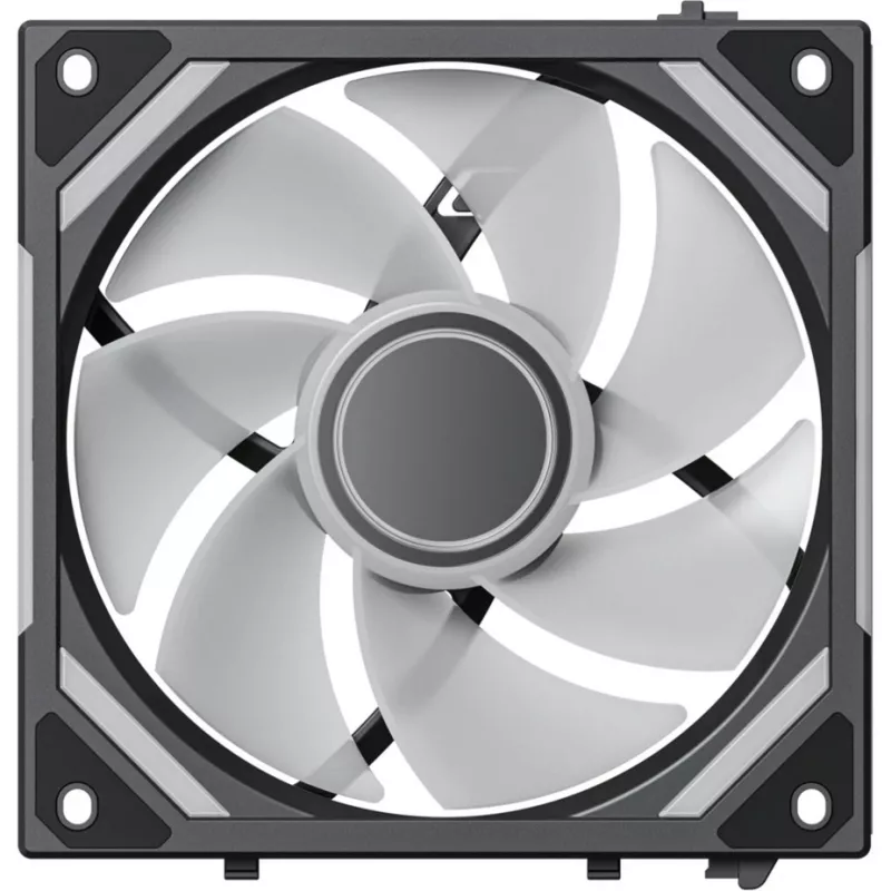 ALPENFÖHN Wing Boost 4 120mm ARGB PWM korpuso ventiliatorius – juodas