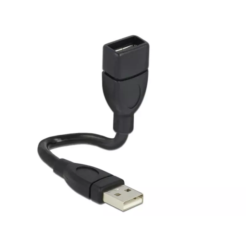 USB laidas DeLOCK 15 cm USB 2.0 USB A juodas