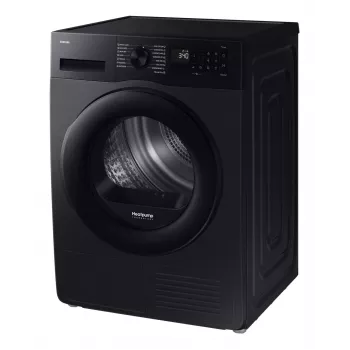 Samsung džiovintuvas DV90DG52A0ABLE, juodas, SpaceMax, Higiene care, 9 kg, A+++, šilumos siurblys