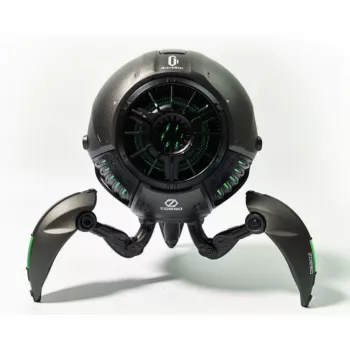 Belaidis garsiakalbis Zoeao GravaStar F metalo pilkos spalvos - 20W, Bluetooth 5.0, 30h baterija