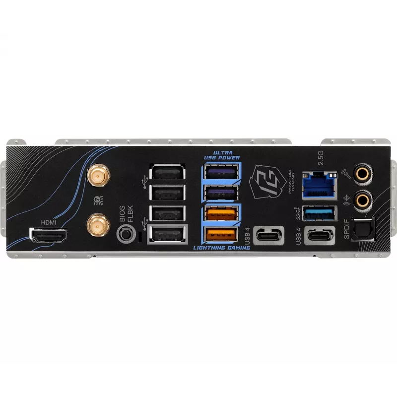 Pagrindinė plokštė ASRock X870 Riptide WiFi — ATX, AMD X870, Socket AM5, DDR5, 4 DIMM, 256 GB, Wi‑Fi 7, 2.5GbE