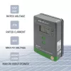Qoltec saulės MPPT įkrovimo valdiklis su temperatūros jutikliu 20A 12V/24V LCD ekranas 2xUSB