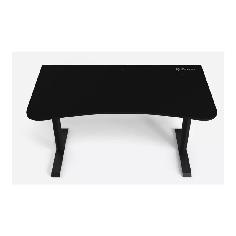 Gaming stalas Arozzi Arena Gaming Black – tiesus MDF stalviršis 1400×755×710 mm