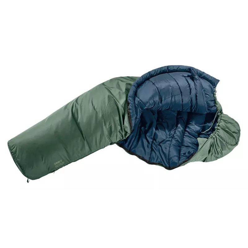 Miegmaišis DEUTER Orbit -5°C/23°F suaugusiems, 2080×750×500 mm, sintetinis, žalias