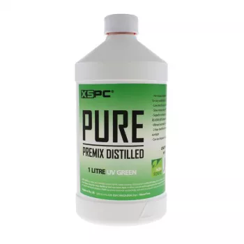 Aušinimo skystis XSPC Pure Coolant 1 L, žalias, UV reaktyvus, PC vandens aušinimo sistemoms