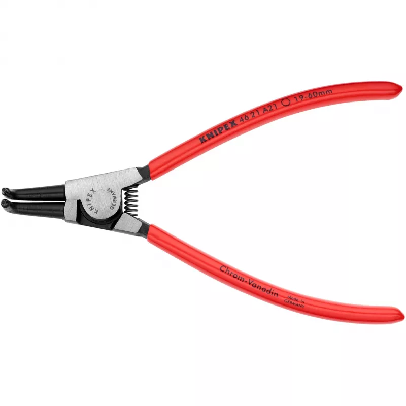 Knipex replių rinkinys vidiniams ir išoriniams fiksavimo žiedams 4 vnt. ritininiame dėkle 19-60 mm
