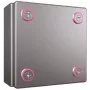 Elektros spinta Rittal 1560.000 nerūdijantis plienas IP66, 150×80×150 mm