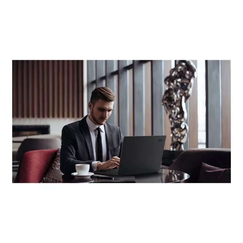 Nešiojamas kompiuteris Acer TravelMate TMP414-42 14 colių IPS WUXGA — AMD R5 PRO 8540U, 16 GB RAM, 512 GB SSD, AMD Radeon, Windows 11 Pro