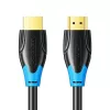 HDMI kabelis Vention AACBN 15 m, HDMI A tipo jungtimis, HDMI 2.0, 18 Gbit/s, ARC, auksu padengti kontaktai, juodas