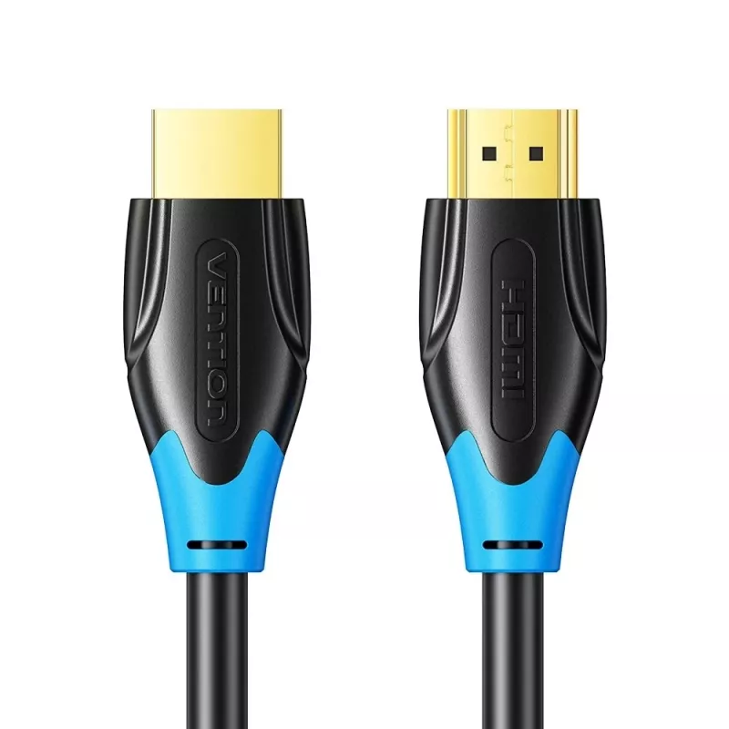 HDMI kabelis Vention AACBN 15 m, HDMI A tipo jungtimis, HDMI 2.0, 18 Gbit/s, ARC, auksu padengti kontaktai, juodas