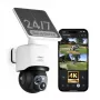 Safemo ST1 SolarCam 4K UHD vaizdo kamera, 8x priartinimas, 132° vaizdas, naktinis matymas, Wi-Fi 2,4 GHz, 3W saulės baterija, balta