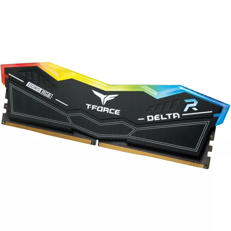 Teamgroup Delta RGB 32 GB (2x 16 GB) DDR5-6000 CL30 juoda atminties rinkinys