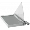 Leitz Precision Home Office popieriaus pjaustytuvas A3, 10 lapų, rankinis spaustuvas, nerūdijantis plienas, A3, 80 g/m², plienas