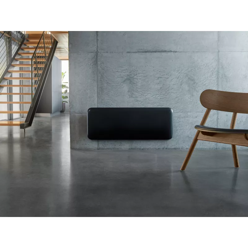 Elektrinis šildytuvas Mill Invisible Smart WiFi 1300W, iki 19 m², juodas, IPX4