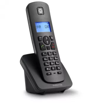 Motorola C4201 analoginis/DECT telefonas su skambučio ID, juodas