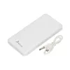 Power bank Extralink EPB-078W 10000 mAh baltas, USB-C, 10 W išėjimas, įkrauna iki 2 įrenginių