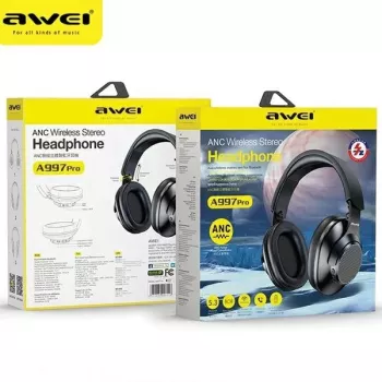 Ausinės Awei A997 Pro ANC Bluetooth ant ausų