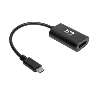 Tripp Eaton Tripp Lite Series USB-C į DisplayPort vaizdo adapteris 4K @ 60Hz, juodas, 15 cm