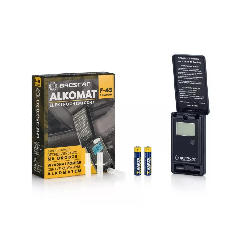 Elektrinis alkotesteris BACSCAN F-45 COMFORT