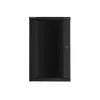 Sieninis montavimo stovo spintelės korpusas Lanberg 19'' 22U 600x600mm juodas (stiklinės durys)