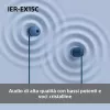 Sony IER-EX15C Ausinės Laidinės Ausinės Mikrofonas USB Type-C Juodos