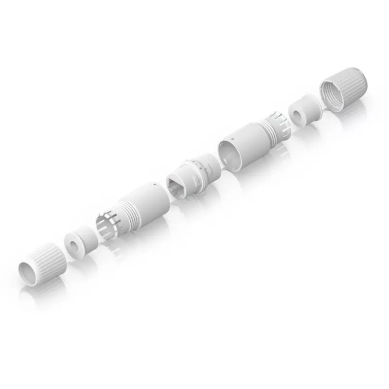 Ubiquiti UACC-RJ45-Coupler-C6A-Outdoor Flat White RJ-45 jungtis 2 vnt.