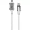Tinklo kabelis Goobay 74180 USB-C į RJ-45 Cat6 10 m baltas