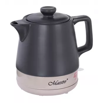 Elektrinis virdulys Maestro MR-071-BLACK 1 L Keraminis, 1200 W, paslėptas kaitinimo elementas, 360° pagrindas