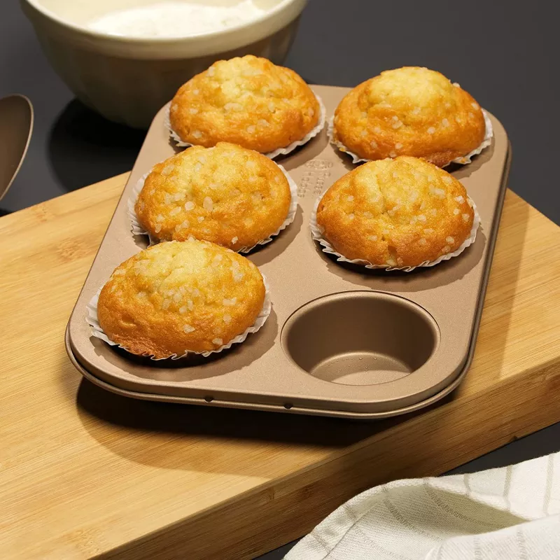 Muffinų kepimo aparatas Russell Hobbs RH02151GEU7 Gold, nelipni danga