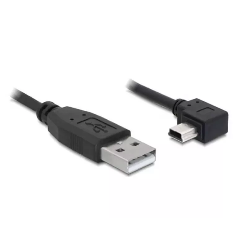 USB kabelis DeLOCK 82684 USB 2.0 5m USB A Mini-USB B juodas