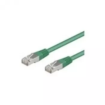 Wentronic Goobay CAT 5e jungiamasis laidas, F/UTP, žalias, 15 m - CCA vario mišinys (50870)