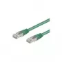 Wentronic Goobay CAT 5e jungiamasis laidas, F/UTP, žalias, 15 m - CCA vario mišinys (50870)