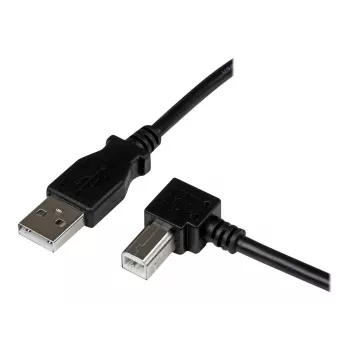 StarTech.com 3 m USB 2.0 A į stačiu kampu B laidas - vyriškas/vyriškas