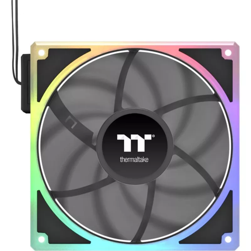 Ventiliatorių rinkinys THERMALTAKE TOUGHFAN EX 140 ARGB Sync 3Pack — 140 mm, didelis oro srautas, mažas triukšmas