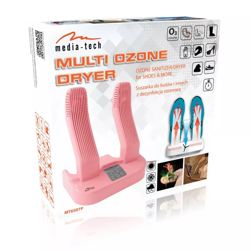 Media-Tech MT6507P Multi Ozone Pro džiovintuvas rožinis