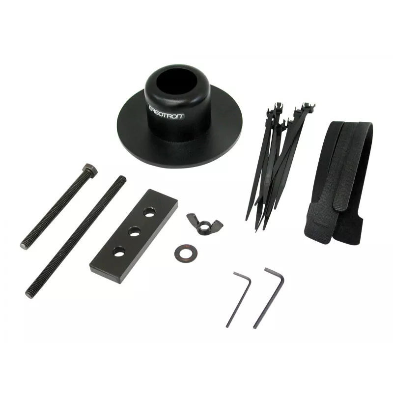Grommet tvirtinimo pagrindas Ergotron DS100 juodas