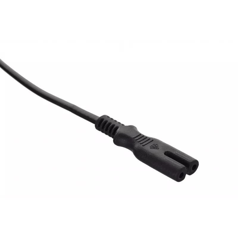 Savio CL-100 maitinimo laidas juodas 1,8 m IEC C7 (3,4 mm, 3,1 mm) E tipo kištukas