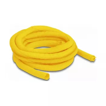 DeLOCK savaiminio užsidarymo pynė, atspari karščiui, 5 m x 10 mm, geltona