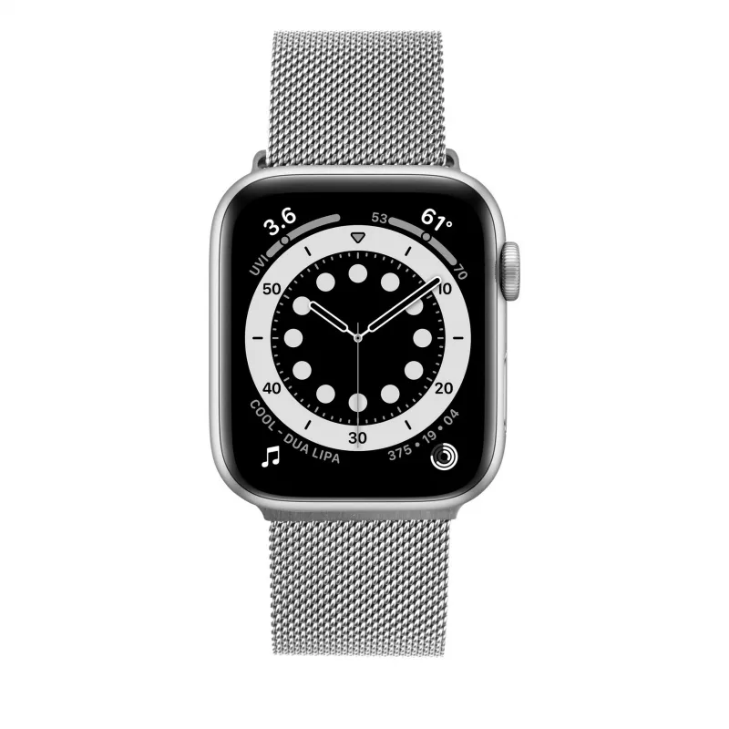 FIXED tinklinis (Milanese) dirželis „FIXMEST-436-SL“ sidabrinis, Apple Watch 38/40/41 mm