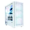 Zalman Z10 DUO ATX korpusas baltas su ZM-IF120 x4 ventiliatoriais